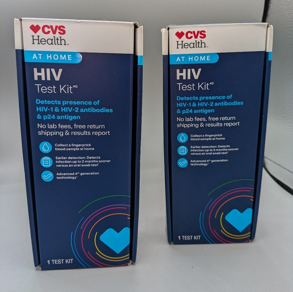 HIV Sample Collection Kit, no additional lab fees 4 TEST